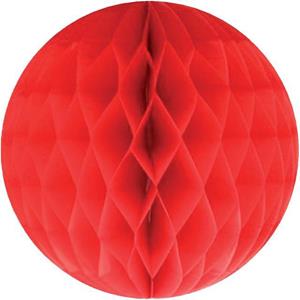 Bellatio Decoratie bol rood 10 cm