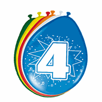 Folat Ballonnen 4 jaar