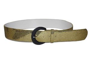 Gouden glitter riem 110 cm