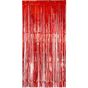 Folie deurgordijn rood 200 x 100 cm