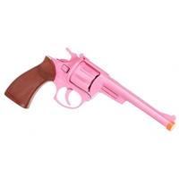 Bellatio Roze cowboypistool 19 cm 8 shots