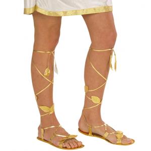 Romeinse gouden sandalen Goudkleurig