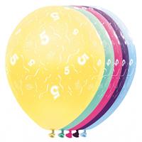 Folat Helium leeftijd ballonnen 5 jaar