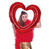 Bellatio Folie foto frame hart rood 80 x 70 cm