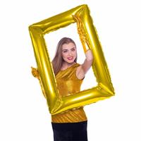 Bellatio Folie foto frame rechthoek goud 85 x 60 cm