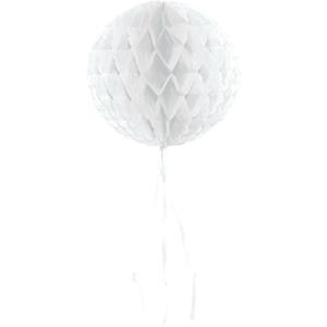 Decoratie bol wit 30 cm