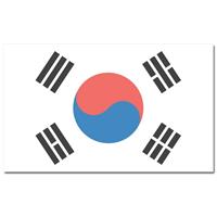 Bellatio Vlag Zuid Korea 90 x 150 cm