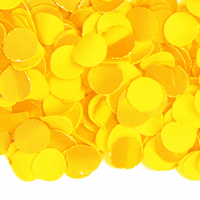 Luxe confetti 1 kilo kleur geel