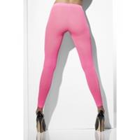 Smiffys Neon roze dames legging