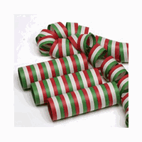 Serpentine rollen groen/rood/wit 1x