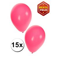 Shoppartners Roze ballonnen 15 stuks