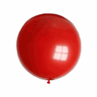 Bellatio Mega ballon rood 90 cm