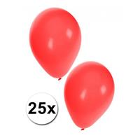 Shoppartners 25x Rode ballonnen