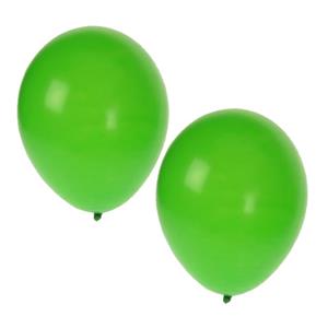 Shoppartners Groene ballonnen 25 stuks