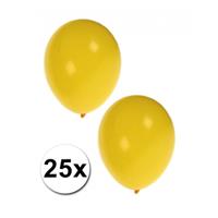 Shoppartners 25 Gele ballonnen