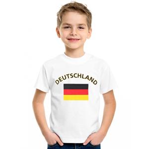 Wit kinder t-shirt Duitsland Multi