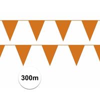 Oranje artikelen Oranje vlaggenlijnen pakket 300 meter