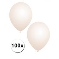 Bellatio Transparante ballonnen 100 stuks