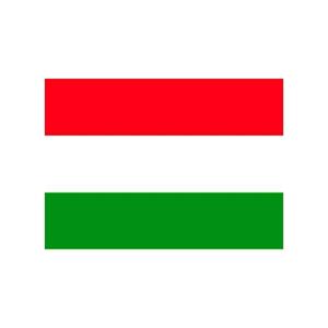 Shoppartners Vlag Hongarije stickers