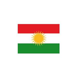 Vlag Koerdistan stickers