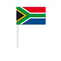Zwaaivlaggetjes Zuid Afrika 12 x 24 cm