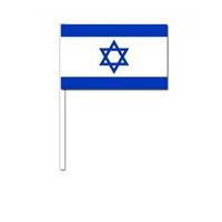Zwaaivlaggetjes Israel 12 x 24 cm