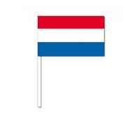 Zwaaivlaggetjes Nederland 12 x 24 cm