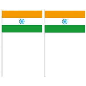 Zwaaivlaggetjes India 12 x 24 cm