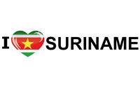 Shoppartners I Love Suriname sticker