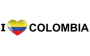 Shoppartners I Love Colombia sticker