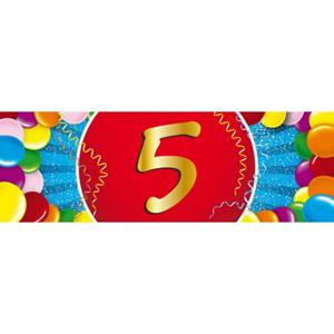 5 jaar sticker