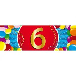 Shoppartners 6 jaar sticker