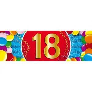 Shoppartners 18 jaar sticker