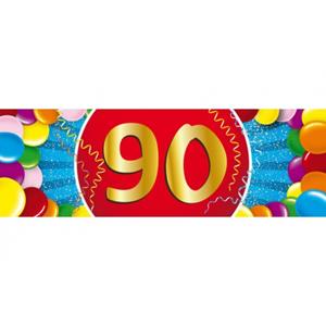 Shoppartners 90 jaar sticker