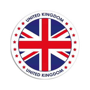 Shoppartners United Kingdom sticker rond 14,8 cm
