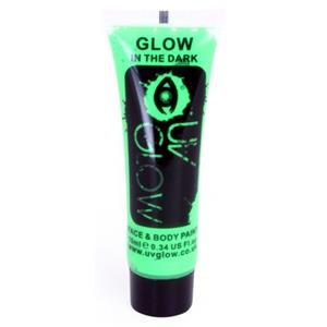 Groene glow in the dark schmink