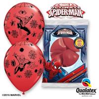 Marvel Spiderman ballonnen 6 stuks