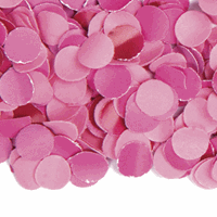 100 gram confetti kleur roze