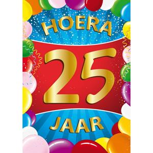 25 jaar mega deurposter