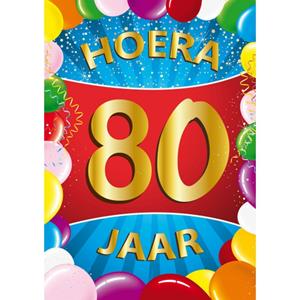 Shoppartners 80 jaar mega deurposter