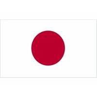 Bellatio Mini vlag Japan 60 x 90 cm