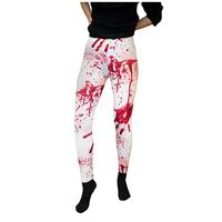 Witte legging met bloedvlekken