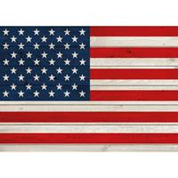 Shoppartners Vintage Amerikaanse vlag poster 84 x 59 cm