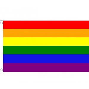 Bellatio Mega vlag Regenboog 150 x 240 cm