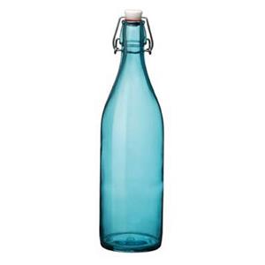 Turquoise giara fles met beugeldop