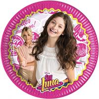 Pappteller Soy Luna 23 cm, 8 Stück