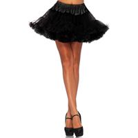 Leg Avenue Korte zwarte petticoat voor dames