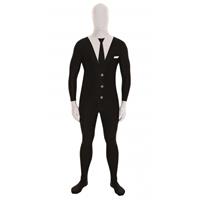 Morphsuits Originele morphsuit businessman zwart (160-175 cm) Zwart