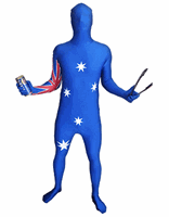 Morphsuits Originele morphsuit Australie (160-175 cm) Multi