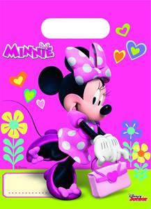 Handige uitdeelzakjes kinderfeest Minnie Happy Helpers 6 stuks